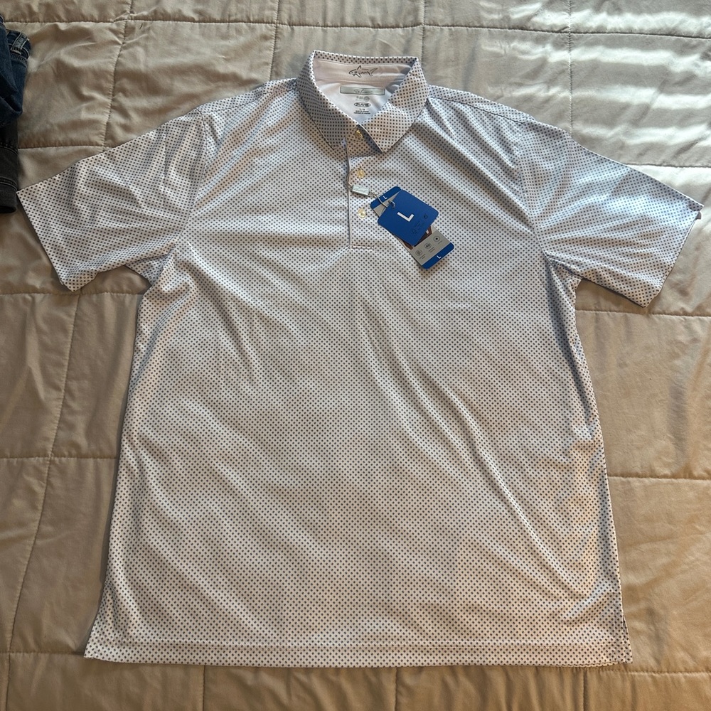 Greg Norman golf shirt size large BNWT